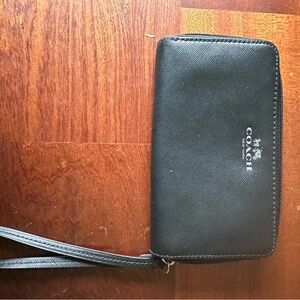 Coach Leather wristlet